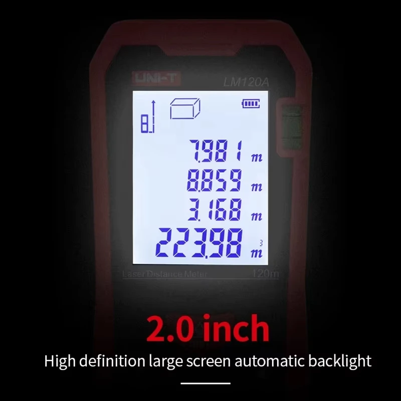 UNI-T Laser Rangefinder LM50A LM70A LM100A LM120A Laser Distance Meter Digital Range Finder Tape Measure laser rangefinder distance meter