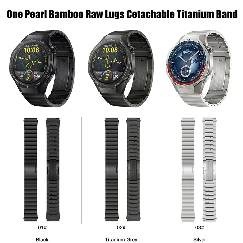 22mm Titanium Quick Release Comfortable Watch Strap Bracelet