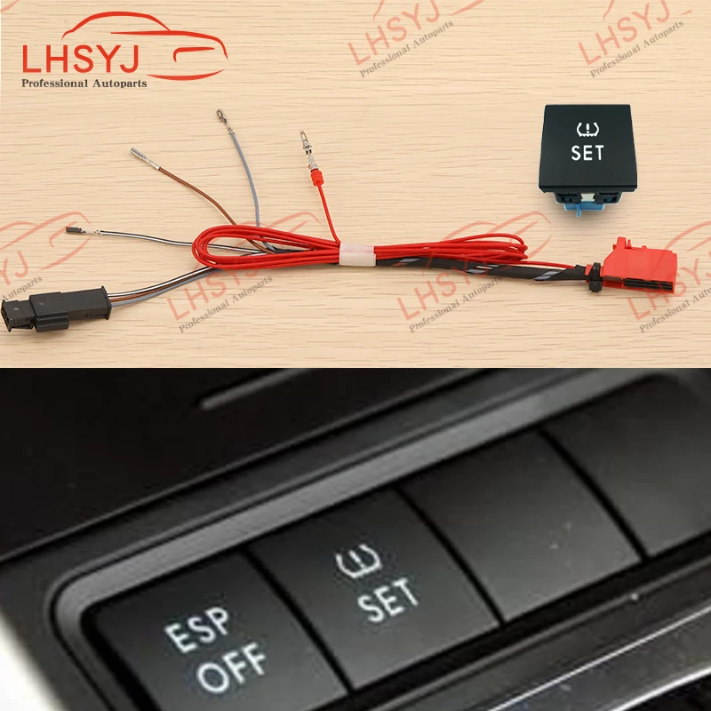 TPMSTirePressureWarningSwitchButtonWiringHarnessforVWGolf6