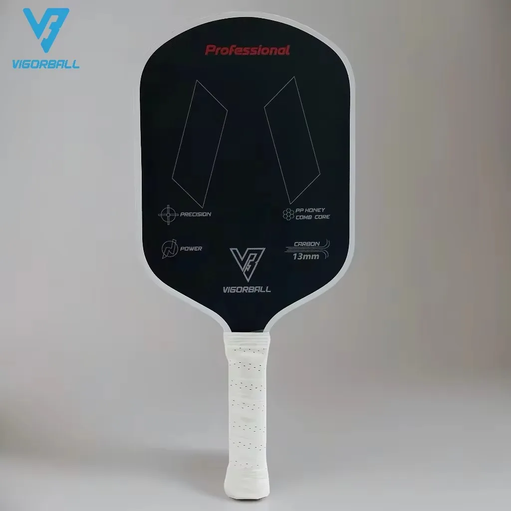 VIGORBALL- T700 Carbon Fiber Surface Pickleball Paddle, 13mm Honeycomb Core, Enhanced Control, Power and Spin