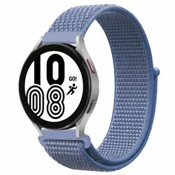 Premium Nylon Loop Band - Breathable and Comfortable Strap for Smartwatches (Cape cod blue 26)
