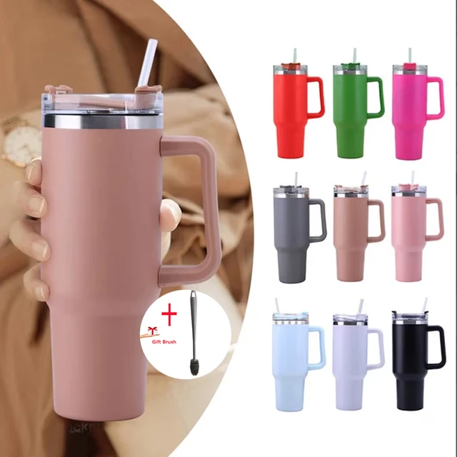 Stainless Steel Water Tumbler With Handle High Quality Insulated Cup Three  Function Slim Modern Tumbler For Travel And Home - AliExpress