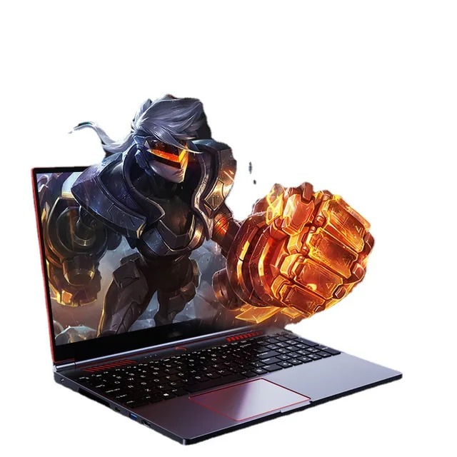 16.1 Inch Gaming Laptop Intel Core i9-10885H GTX 1650 4G Ultrabook Computer Windows11 2*DDR4 2*M.2 NVMe SSD Fingerprint Unlock 5