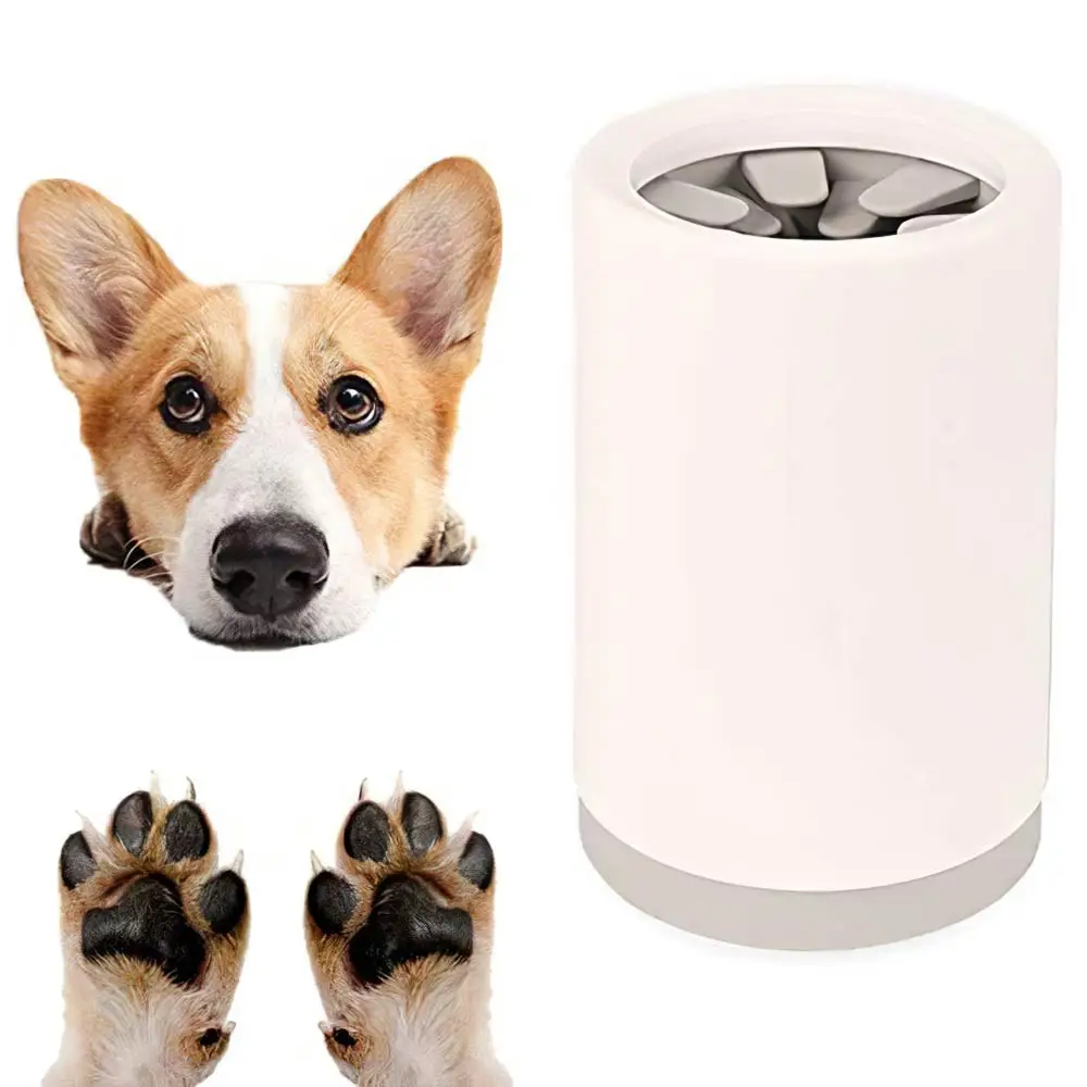 Pet Foot Washer Cup Paw Clean Brush Quickly Wash Dirty Cat Foot