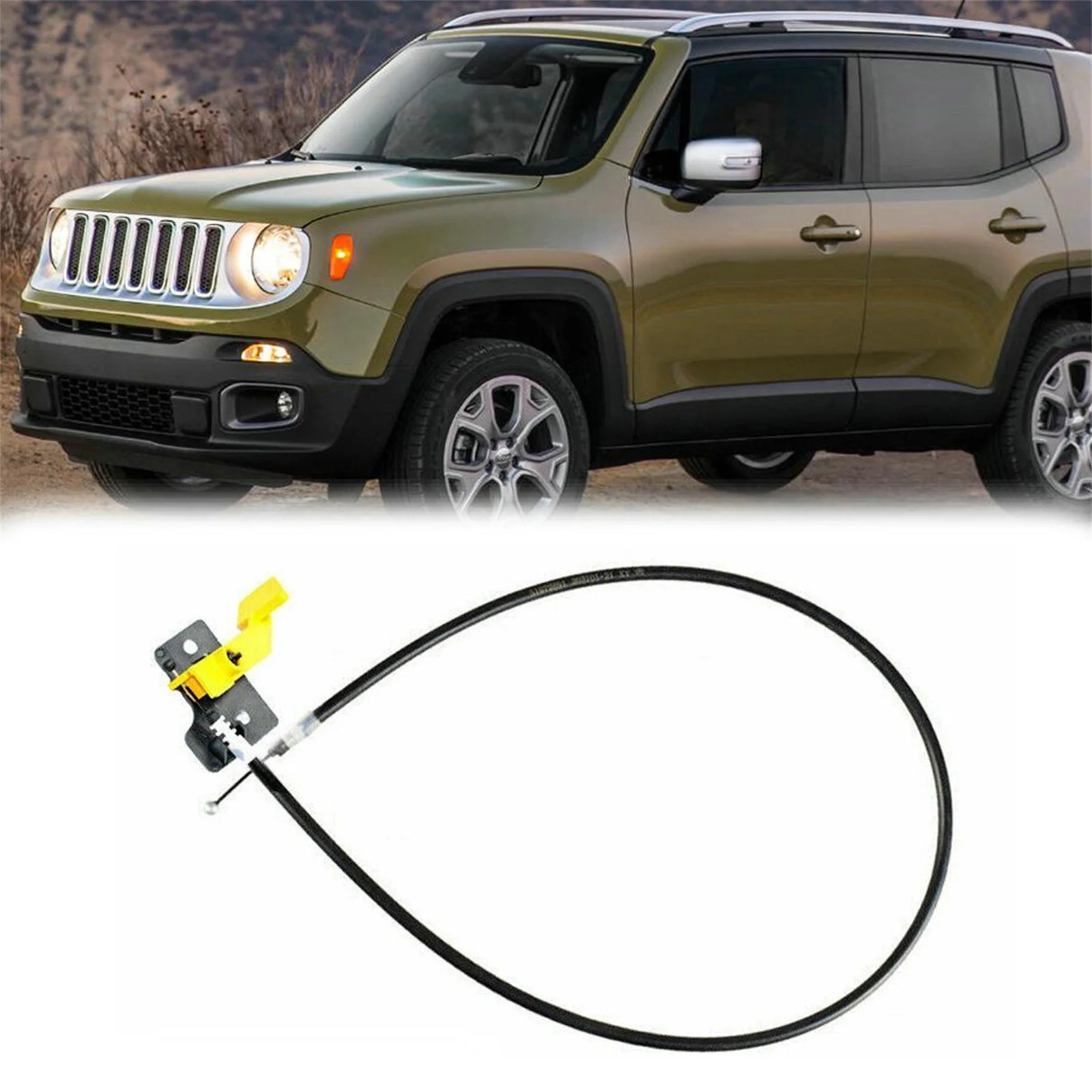 후드 릴리스 케이블 68247126AA 068247126AA Jeep Renegade Altitude Latitude 1.4L 2.4L 자동차 전자 액세서리 신품