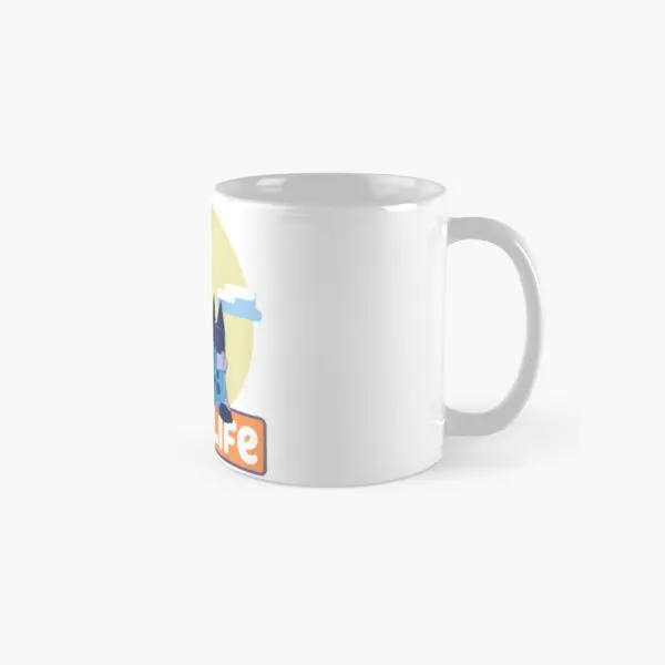 

Dadlife Dad And Son Classic Mug Tea Simple Cup Handle Round Image Gifts Picture Design Printed Photo Coffee Drinkware
