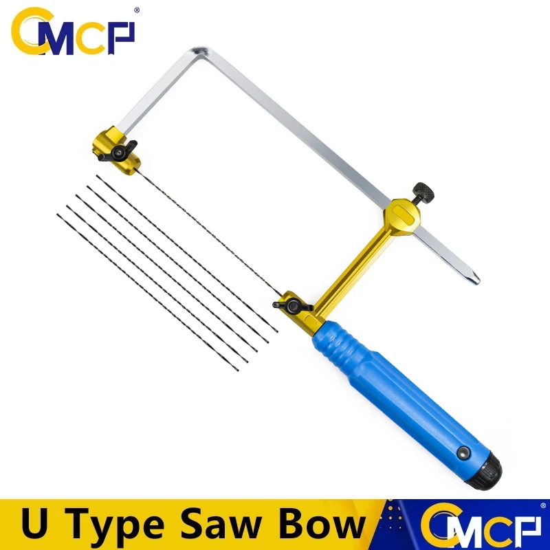 Adjustable Saw Bow U Type Saw Bow Cutting Tool For Wooden Handle Of Jewelry Frame Hand Tools Jeweler's Frame CMCP saw bow