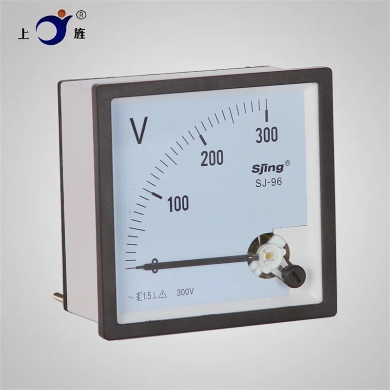 1Pcs SJ-96 AC 200V 250V 300V 450V 500V 600V 750V Range Analog Voltmeter Gauge Panel voltmeter CP-96 CZ-96