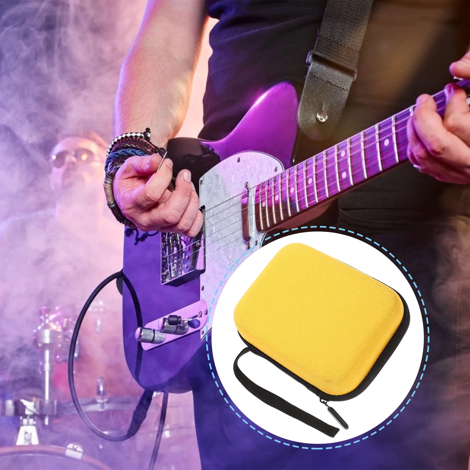 

Guitar Pick Holder Acoustic Guitar Pick Case Electric Guitar Pick Holder Storage Pouch