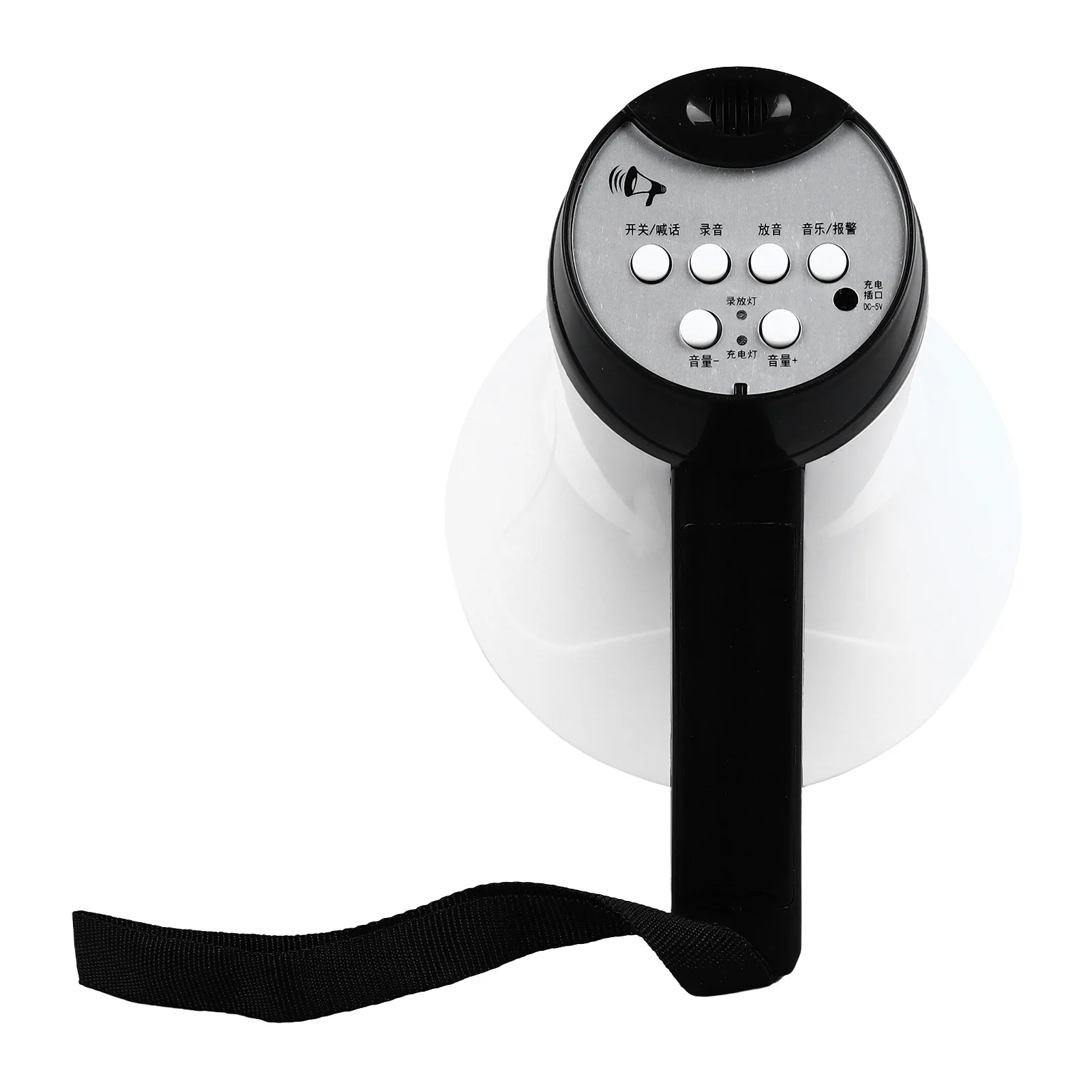 Handheld Megaphone Rechargeable Support Recording Portable Bullhorn for Broadcasting Stall handheld megaphone