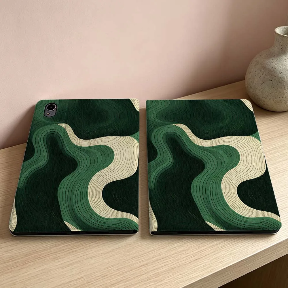 Artistic Wavy Pattern Soft Tablet Case