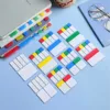 100/120Sheets Colorful Transparent Fluorescent Index Tabs Sticky Note Page Marker Planner Stickers Classification Writing Office 1