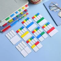 100/120Sheets Colorful Transparent Fluorescent Index Tabs Sticky Note Page Marker Planner Stickers Classification Writing Office 1