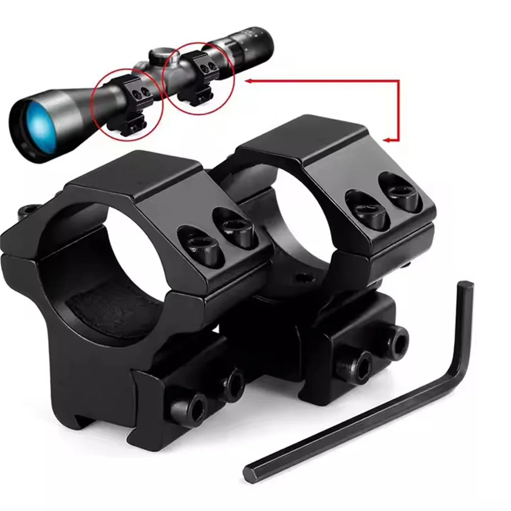 Hunting Riflescope Mounts 2Pcs for Dia 25.4mm 30mm Pipe Scopes 11mm Dovetail 20mm Picatinny Rail