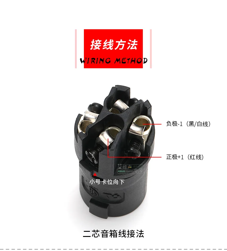 REAN RLS4MPZ 4-Pin Lautsprecherbuchse, Verstärker-Lautsprecheranschluss, Vergoldet für Heimkino & Bühnen-Audio-Equipment – Detail 14