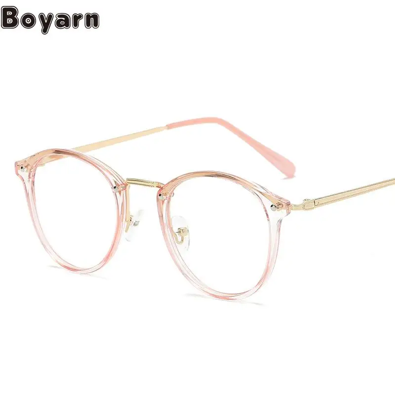 

Foreign Trade New Metal Frame Glasses Frame Cross Border Men And Women Flat Decorative Goggles