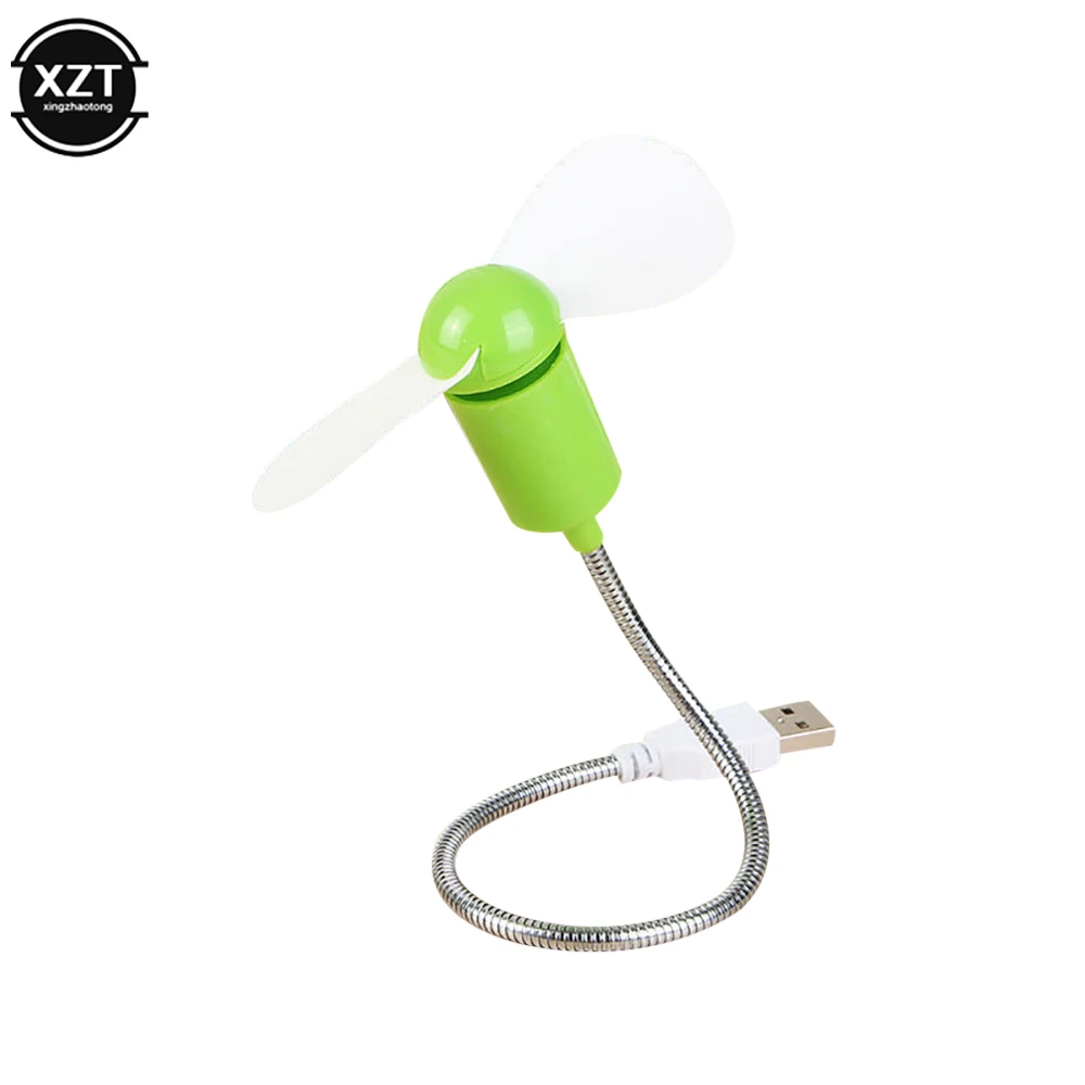 Handheld Fan Mini Snake Fan Silent Soft Leaf Fan Computer Usb Bendable Freely Mini Soft Leaf Snake Silent