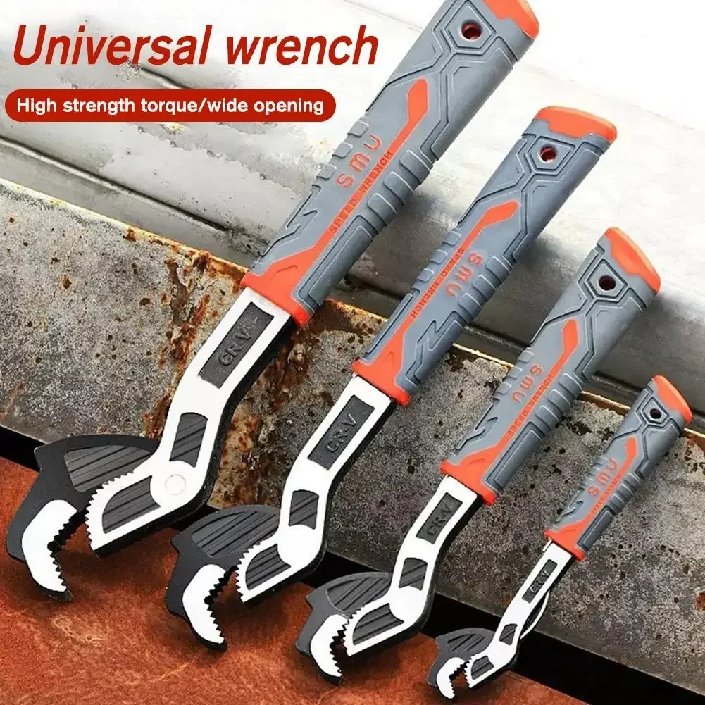 

Wrench Universal Steel Multifunctional Tube Opening Adjusting Vanadium Chromium Quick Tool Self Combination Kit