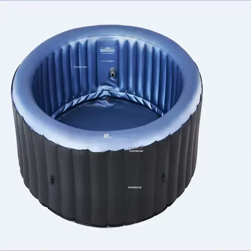 Heated Outdoor Aldult Bathtub Household Jacuzzi Inflatable Bathtub Sauna Bath Hot Spring Spa Product Portable Folding