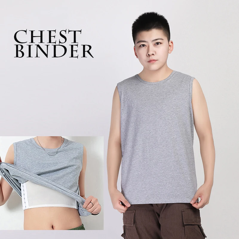 ChestBinderGlaLesSancUndershirtSeinFlattenBinderInsideShapersS