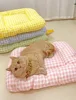 Cute Plaid Dog Cat Cushion  Chic Pet Mat Soft Reversible Washable Pad for Bed, Sofa Non-Slip Comfort Mat for Puppy Kitten Small 2