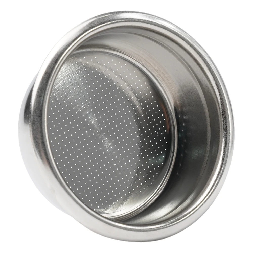 

2 Cup Basket Filter 304 Stainless Steel 58mm Double Durable For Breville Portafilter Reusable Silver 1 * Durable