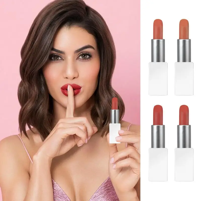 

Матовая губная помада с полным покрытием стойкая красная водостойкая губная помада для женщин антипригарная Профессиональная Косметика для красоты