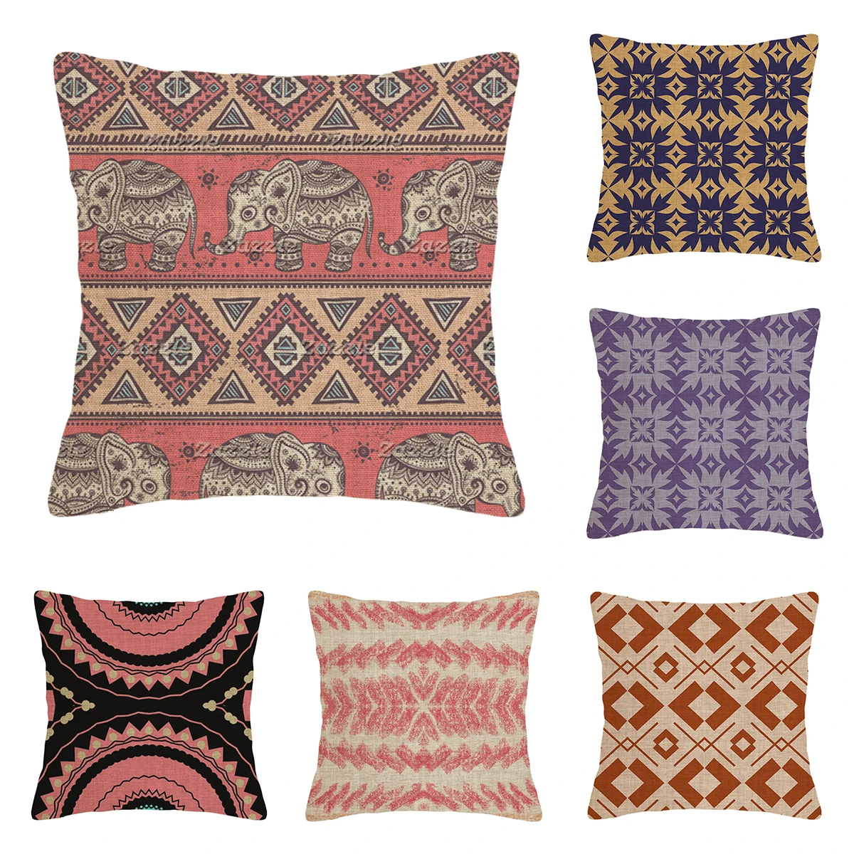 

Декоративная наволочка для подушки в стиле бохо, 45 х45, 40 х40 см, 60 х60 см, 45 х45 см