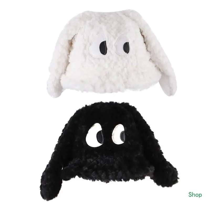

Dropship Oversized Bucket Hat for Girls Winter Smart-looking Puppy Warm Birthday Gifts