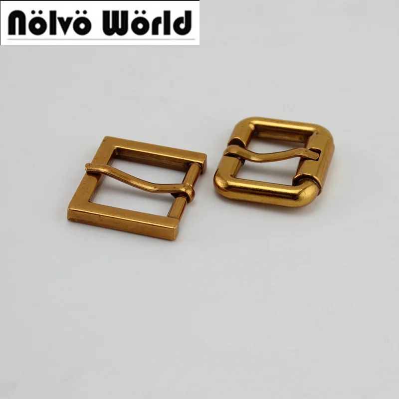 

High Quality Turn Buckle 20mm Round Square Pin Buckles Alloy Metal Shoes Bags Belt Ring Accessory Sewing For Bag Accessorie Link