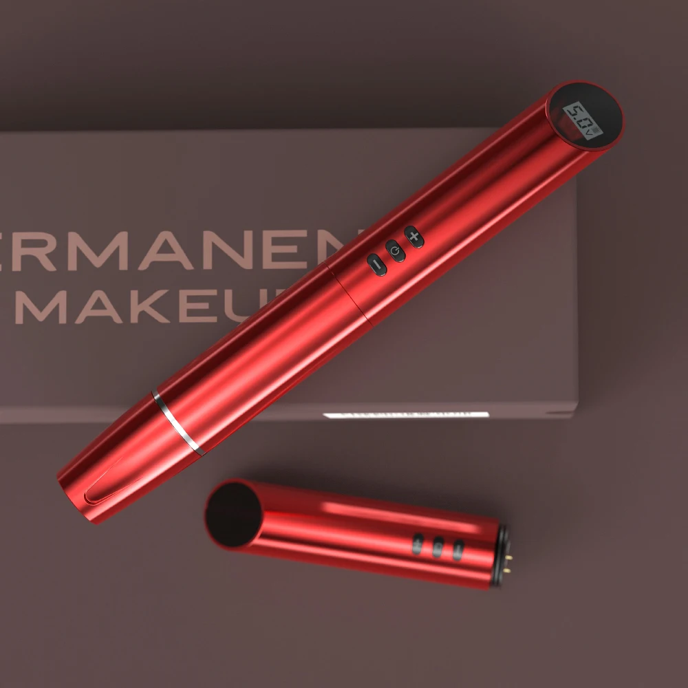 New Wireless Permanent Makeup Tattoo Machine Dual Battery Rotary Microblading Eyebrow Lip Eyeliner Tattoo Pen