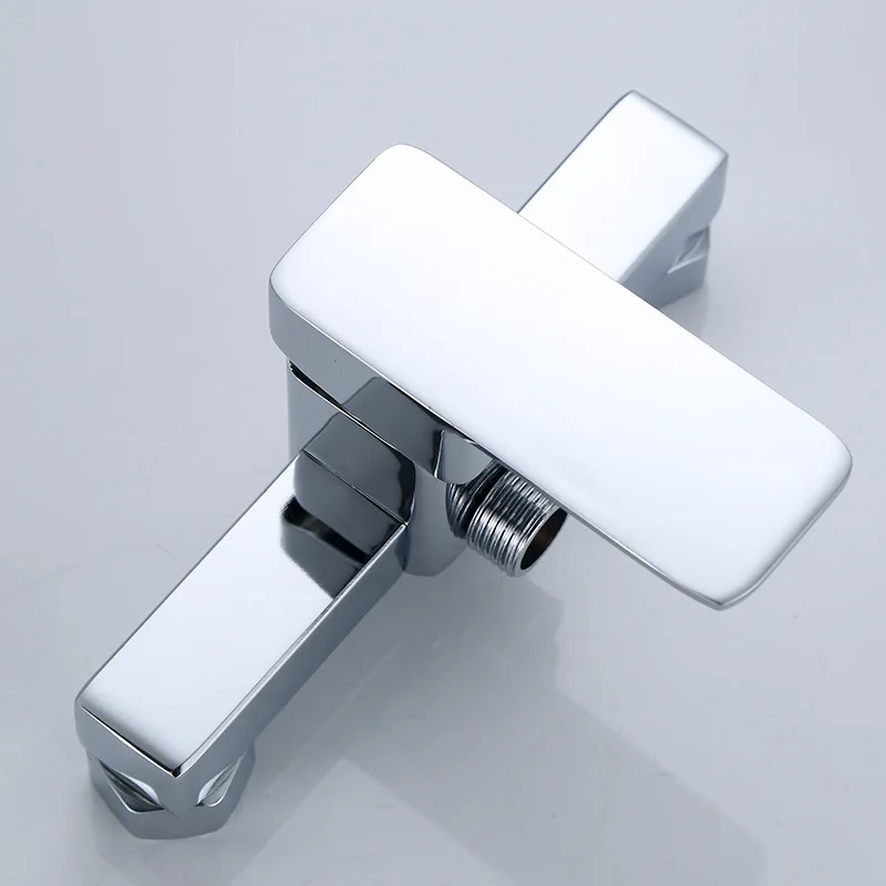 

1pc Shower Faucet Modern System Bathroom Hot And Cold Water Mixer Smart Tap Kit Bath Luxury Bathtub Silver Bathroom Accessories