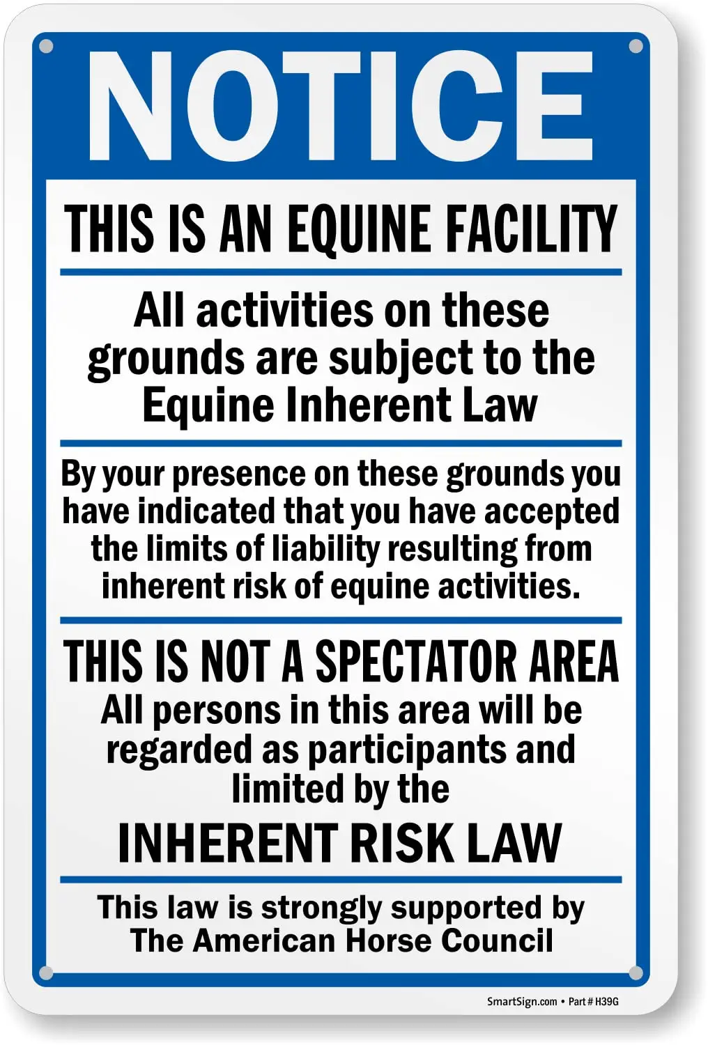 Примечание SmartSign 1: Это эквин, не спектральная площадь, характерный закон о риске, с цифровой печатью, 55 mil HDPE