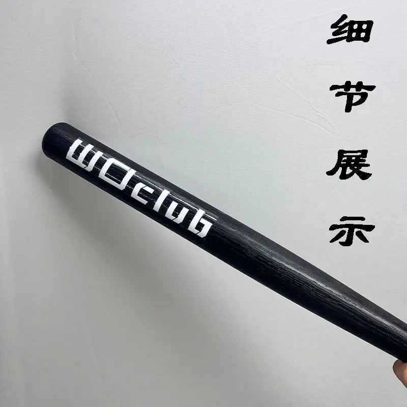 Polypropylene Baseball Bat Solid Thickened Hard Baseball Bat Black Car Outdoor Self-Defense Legal Weapon