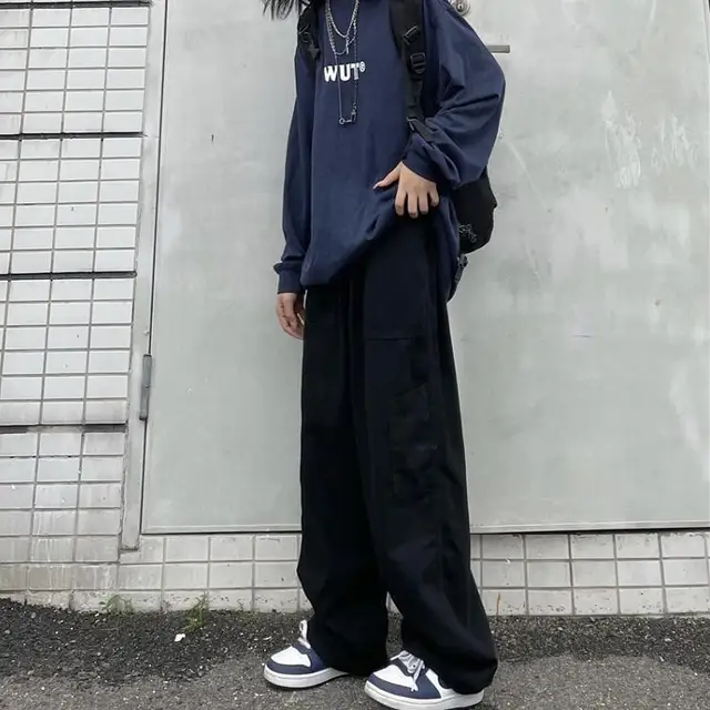 Harajuku Duo's Streetwear Styles w/ Sukajan, Nadia Strap Pants