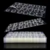 240pcs Double Sided False Nail Art Adhesive Tape Glue, DIY Fake Acrylic Nail Manicure Gel,Jelly Clear Waterproof Tabs Nail Glue 1