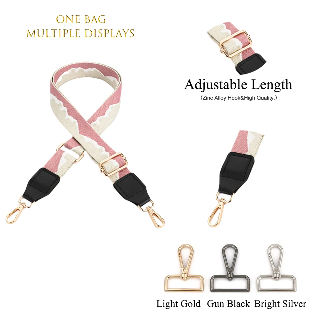 Healifty Sangle Sac à Main Femme Réglable Jaune Bandoulière De