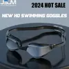 JSJM New Style Adjustable Professional Swimming Goggles Adults Swim Glasses Men Women Professional HD Anti-fog Silicone Goggles 1
