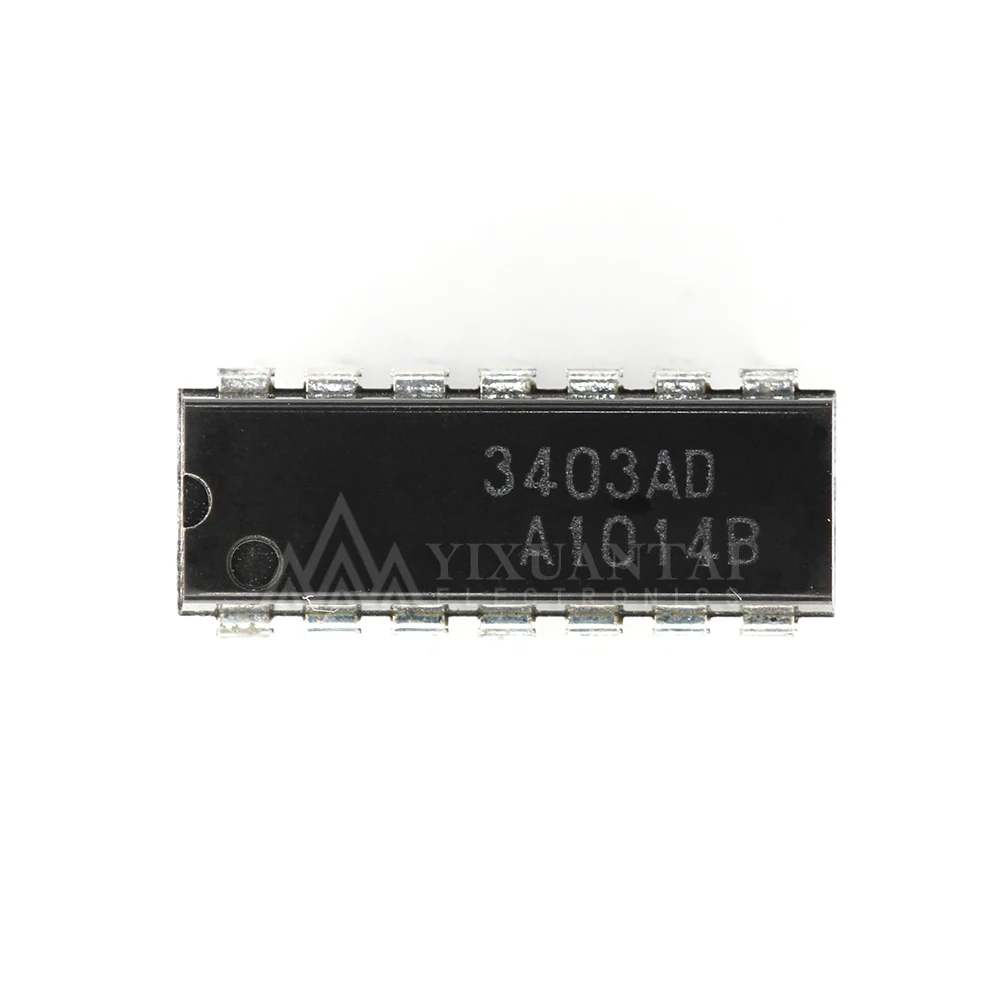 5 Pezzi NJM3403AD DIP-14 – Circuito Integrato JRC3403AD, IC Audio/operazionale