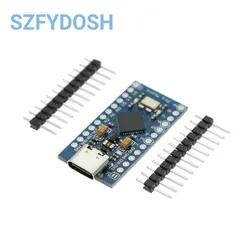 Enhanced USB-C Micro USB Development Board - 5V 16MHz ATMEGA32U4 Controller (5V 16M  type-c)