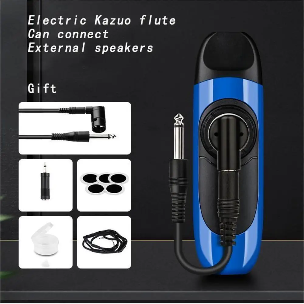 Electronic Kazoo Musicial Learn Easily Orff Plays ABS Material Woodwind Music Gift Best Companion Any Musical Instruments metal kazoos wooden kazoos