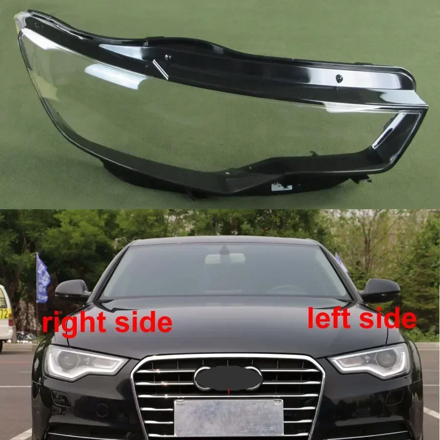 Headlight Cover Headlamp Transparent Lampshade Shell Plexiglass Auto Replacement Parts for Audi A6 A6L C7 2012 2013 2014 2015