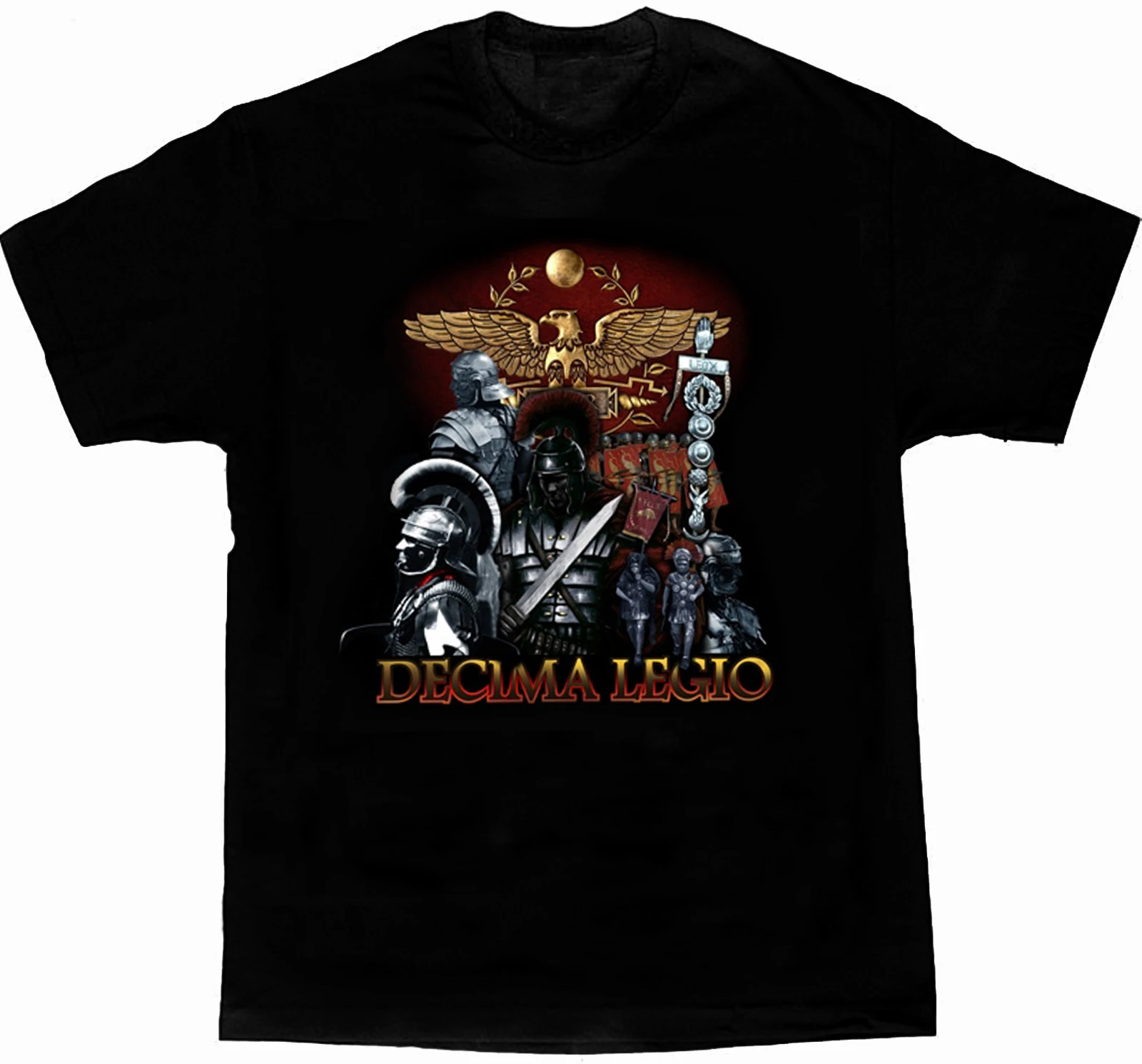 

Creative Design Ancient Rome Decima Legio T-Shirt. Summer Cotton O-Neck Short Sleeve Mens T Shirt New S-3XL