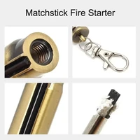 Xiaomi Metal Keychain Match Lighter Portable Retro Waterproof Lighter Emergency Survival Equipment Lighter Barbecue Camping Gift 2