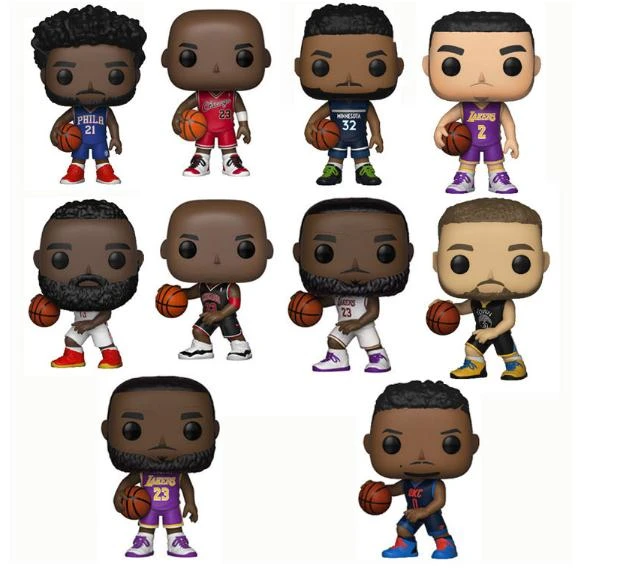 Funko Nba Basketball Stars Towns 39# Lebron Jordan 55# Vinyl Action Figures Collection Model Children Toys - Action Figures - AliExpress