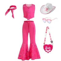 Robe de Cowgirl pour filles de 2 à 12 ans, Costume de Cosplay, vêtements d'halloween 6