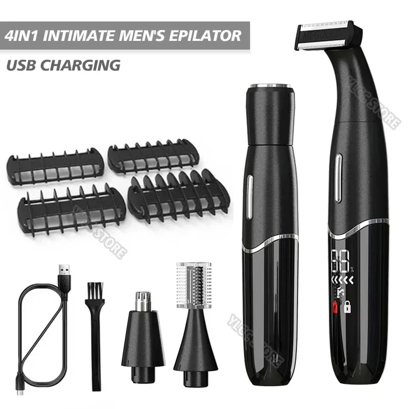 Hair Shaver Intimate Areas Precision Men Bikini Line Sensitive Razor Balls Eggs Pubic Hair Shaving Trimmer Face Beard Clipper,hair shaver