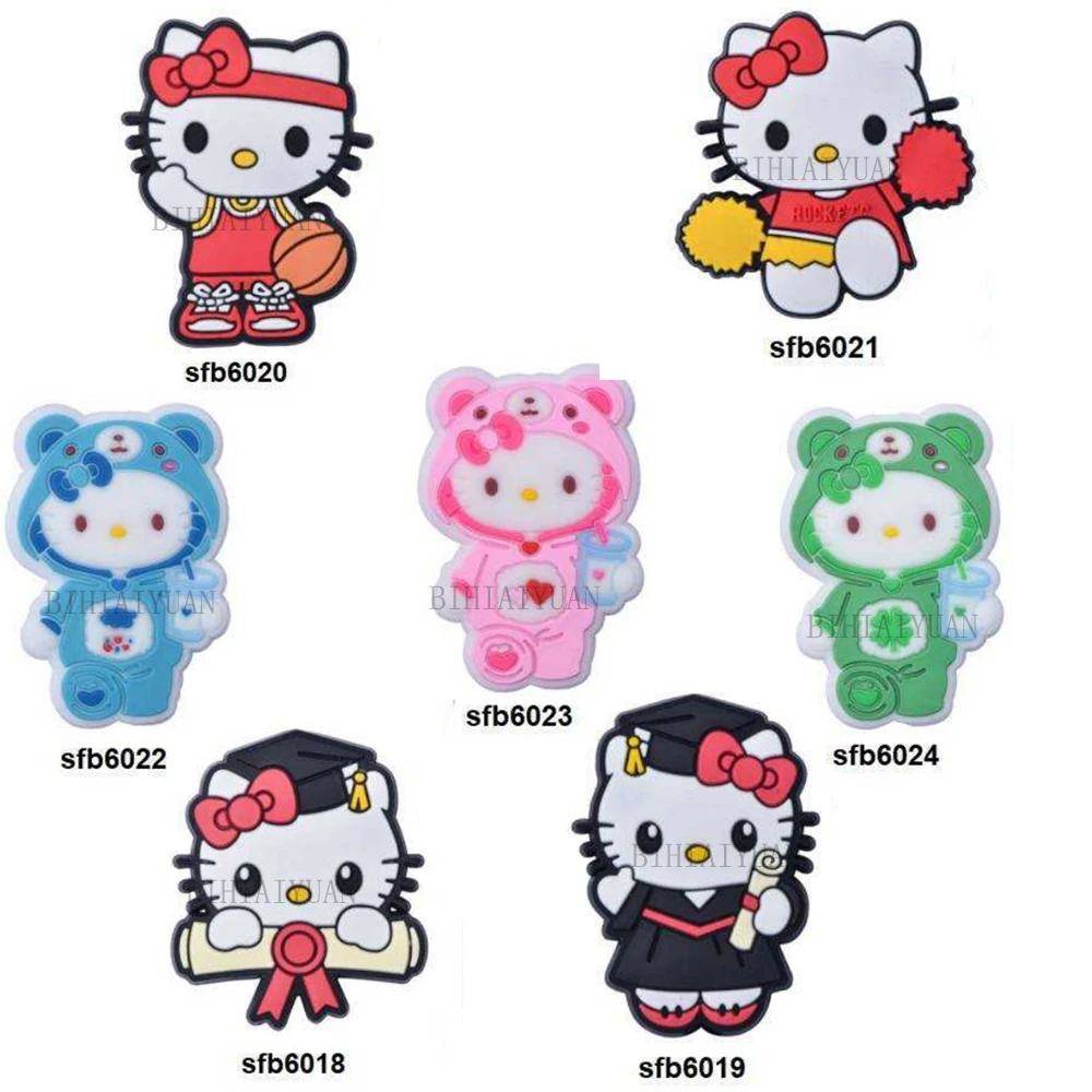 

10 шт., бусины Hello kitty