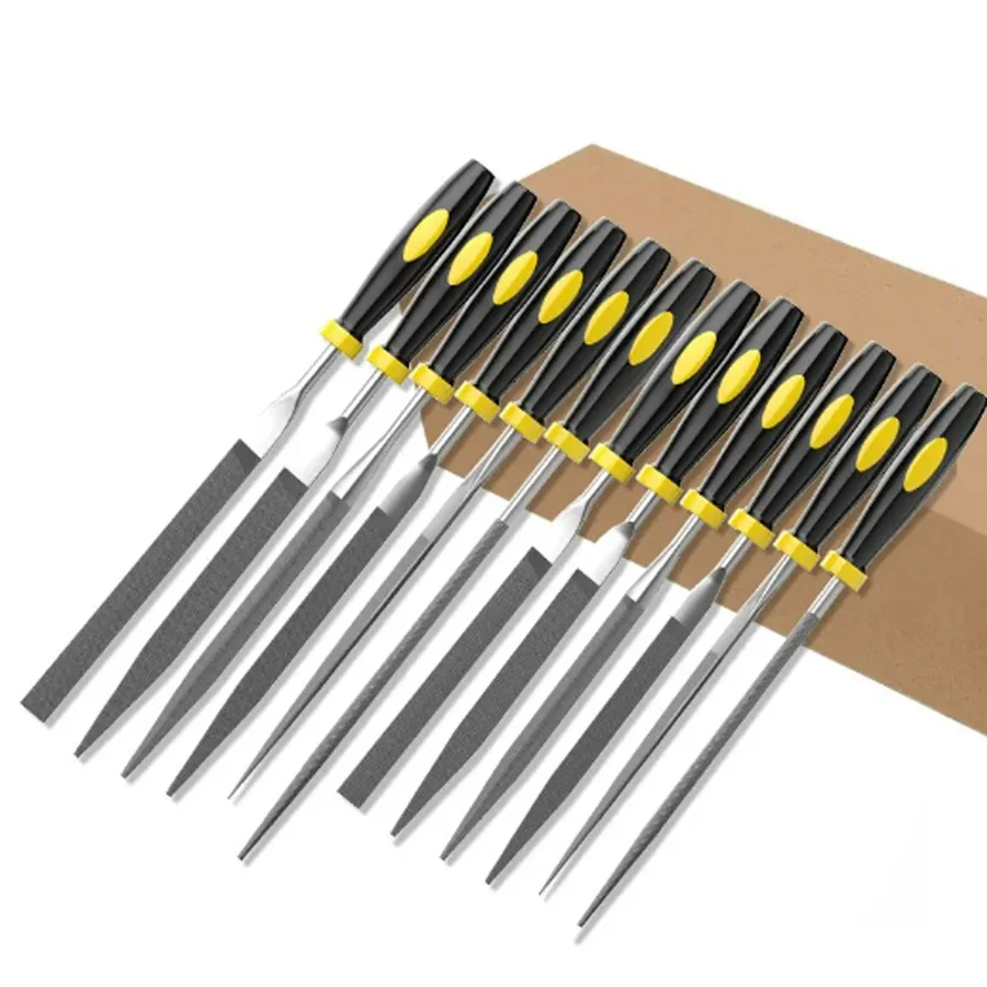 Woodworking Tools Files Set Mini Rasp Woodworking Sanding Shaping Small Steel File Needle Metal Hard Wood Cork Polishing Carving