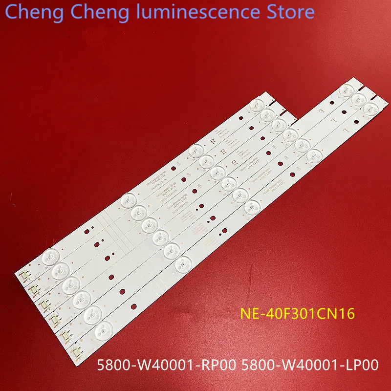 

LED Backlight strip For 5800-W40001-LP00 RP00 40LES76T2 V400HJ6-PE1 40LE00 40LES76T2 V400HJ6-PE1 40LE7120 40LE5120 NE-40F301CN16
